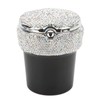 StylishCar Ashtray, Smokeless Container with LED Indicator Light - Universal,