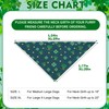 EXPAWLORER St. Patrick's Day Dog Bandanas 4 Pack - Reversible