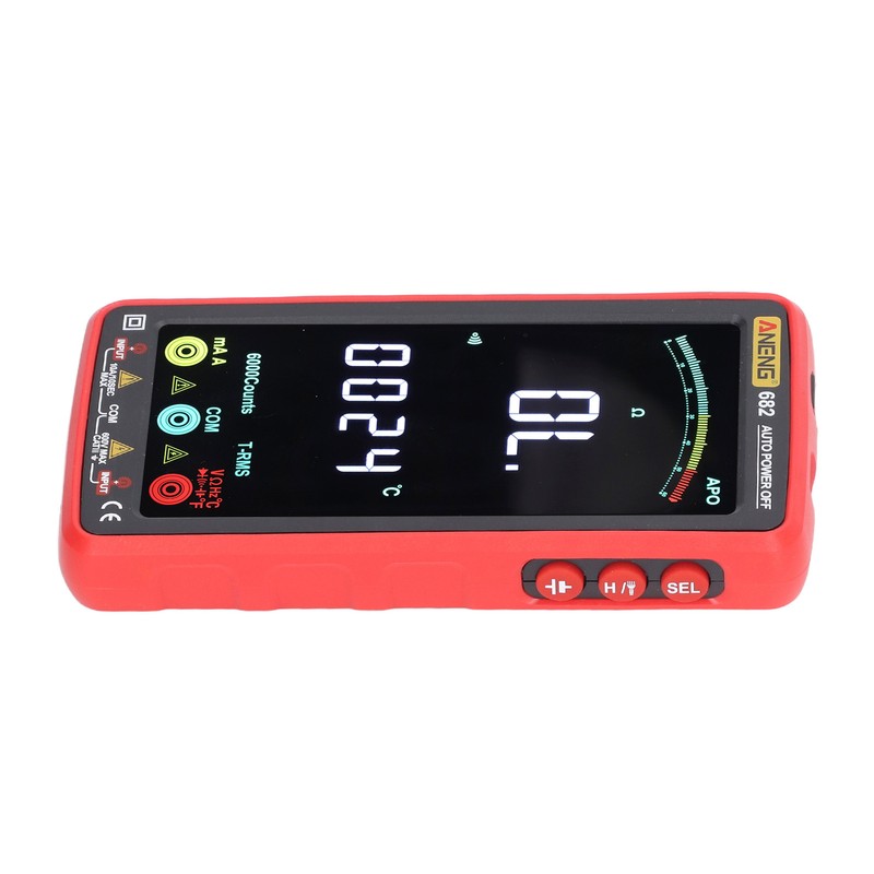 Digital Full Screen Multimeter VA LCD Auto Range Resistance Voltage