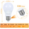 Marxlait 4 Pack LED Light Bulbs 40 watt Equivalent, Warm