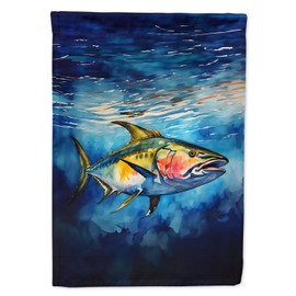 Caroline's Treasures Yellowfin Tuna Garden Flag Mailbox Flag Decorative Yard Flag Banner Outside Patio Artwork Yard Flower Beds, Garden Size, Multicolor