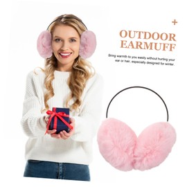 Gatuida Faux Fur Ear Plush Winter Ear Warmer for Outdoor Activities Stylish and Cozy Earmuffs Fits for All Ages