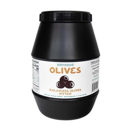 Kryssos Kalamata Olives Pitted Mini Keg 4.4lb