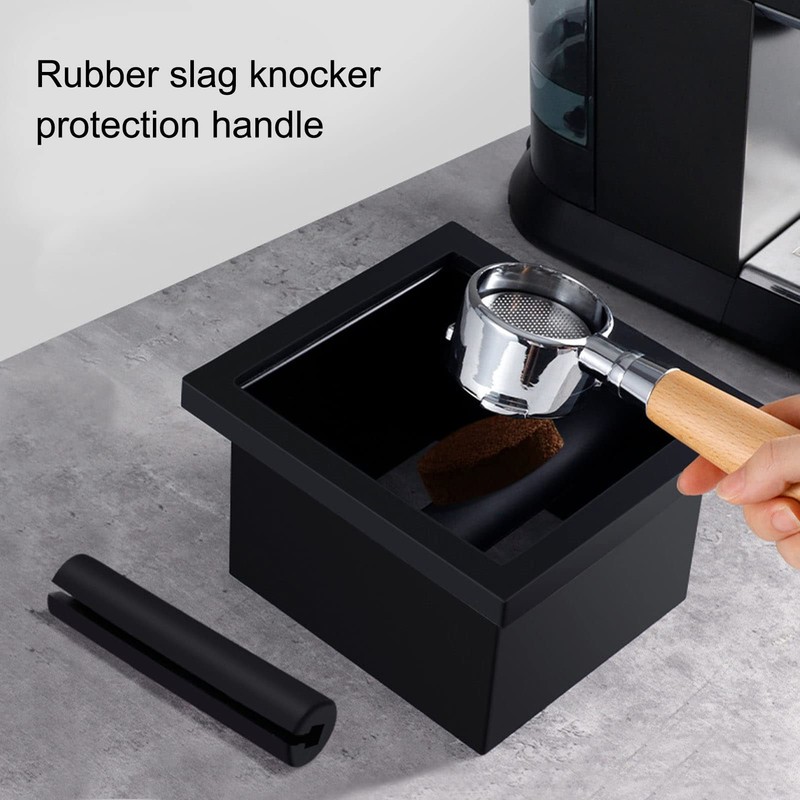 Espresso Coffee Knock Box Chute Bottomless Coffee Ground Knock Box,
