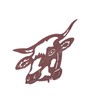 Peeping Cow Head Shape Animal Stake Decorative Metal Stake Garden