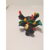 Celtic Forest Clay BLACK BEAR Christmas Ornament TANGLED IN LIGHTS