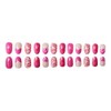 24 Pcs Valentine’s Day Press on Nails Short Fake Nails