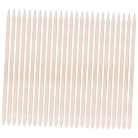 VICASKY 50pcs Manicure Sticker Cuticle Remover Stick Orange Sticks Nail Art Tools