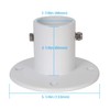 HECASA Deck Anchor Flange Cast Above Ground Pool Ladders Handrails