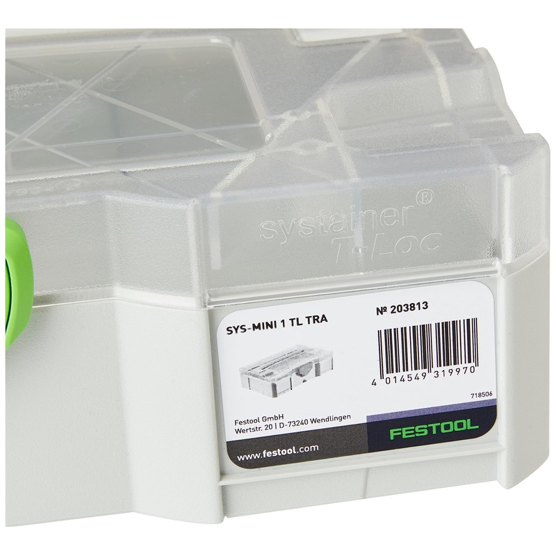 Festool T-LOC SYS-MINI 1 TL TRA MINI-SYSTAINER