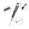 EXcraft Metal Mechanical Carpenter Pencil with 6 Refills Deep Hole