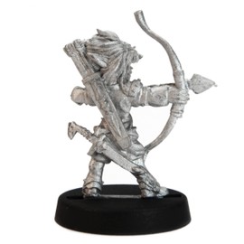 Stonehaven Gnome Archer Miniature Figure (for 28mm Scale Table Top War Games) - Made in USA