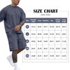 Fastkoala Mens Short Sets Tracksuits Outfits Suit Roll Neck Top