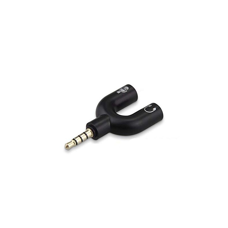 Mr.Gadget's Solutions 3.5mm Stereo Splitter Audio to Mic Headset Jack