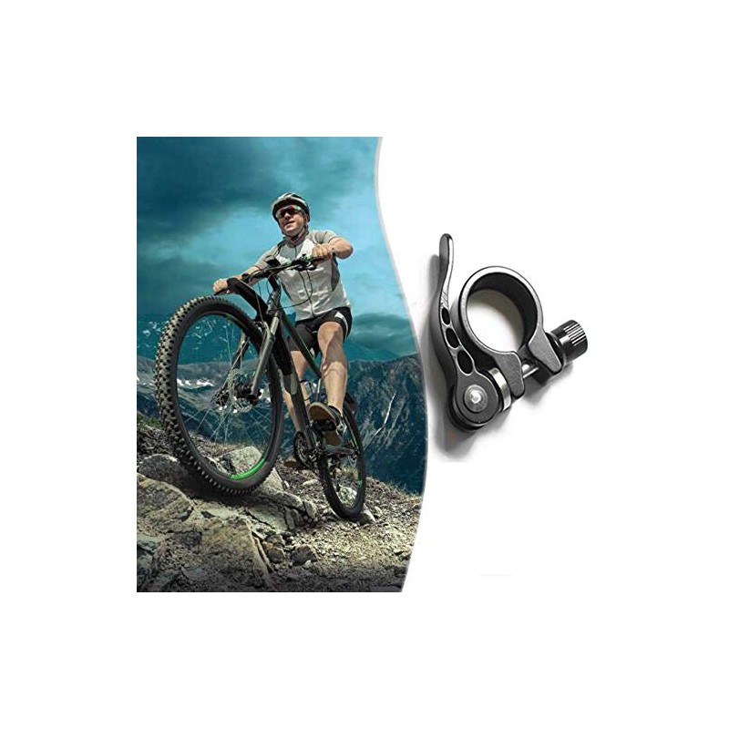 IKAAR Seat Clamp with Quick Release 31.8 mm Bicycle Seat