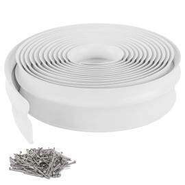 MYFAMIREA Garage Door Seal Strip Top And Sides 32.8 Feet Long Rubber Diy Weather