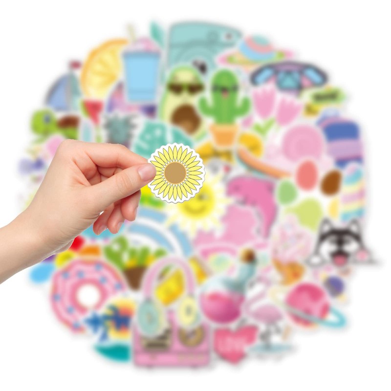 Pack of 50 Graffiti Sticker Decals, Large Stickers, Cute Stickers,