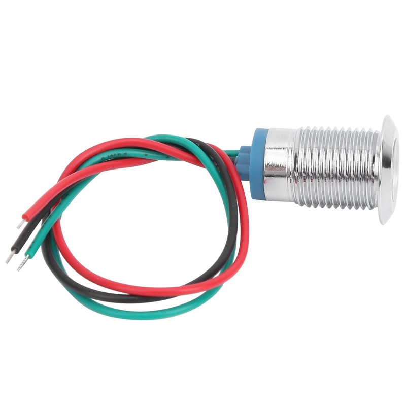 Marhynchus 4 Sets 1224V 12mm LED Indicator Light Pre Wired