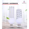 Importeek 10pz Foco Bombilla Lampara Luz Led Iluminacion Ahorrador 9w
