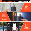 Eseesmart Fingerprint Locker Lock with Code, Combination Padlock Smart Fingerprint