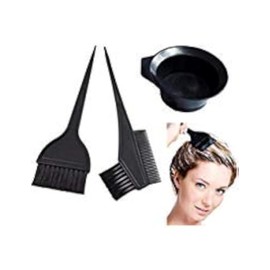 3 Pcs Professional Salon Hair Coloring Dyeing Kit - Dye Brush & Comb/Mixing Bowl/Tint Tool by Marketing Eye USA Inc.