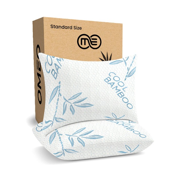 OMEO OMEO 2 Pack Standard Size Rayon Derived from Bamboo