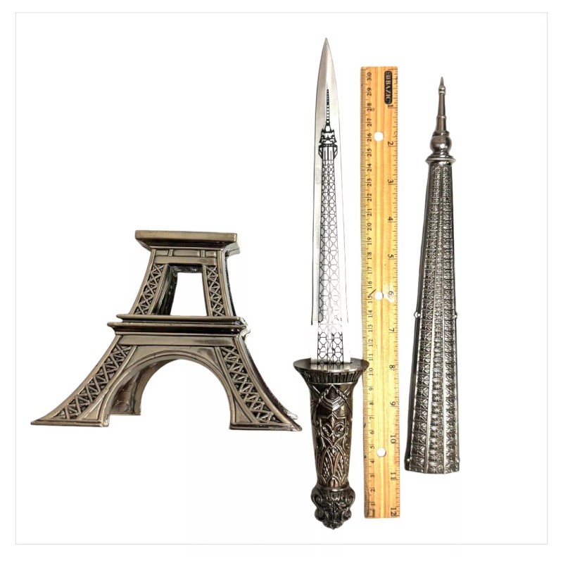 NA 15" Eiffel Tower Letter Opener Blade Dagger Executive Knife