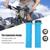 Bike Handlebar Grips Lightweight Rubber Anti Skid Handle Bicycles Grip