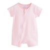 NEXT 3 Pack Baby Romper with Two-Way Zip, pink