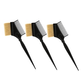 Healeved 3pcs Hair Dyeing Brushes Professional Hairdressing Tint Brushes for Salon and Home Use for DIY Hair Coloring and Conditioner Application