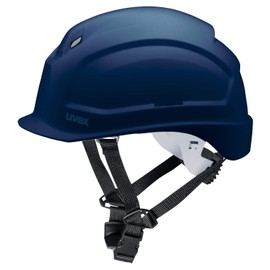 Uvex Pheos S-KR Safety Helmet - Construction Helmet with 4-Point Chin Strap and Ventilation Holes