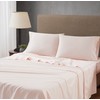 Linen Closet Luxury Cotton 400 Thread Count Cotton Sateen 4-Piece