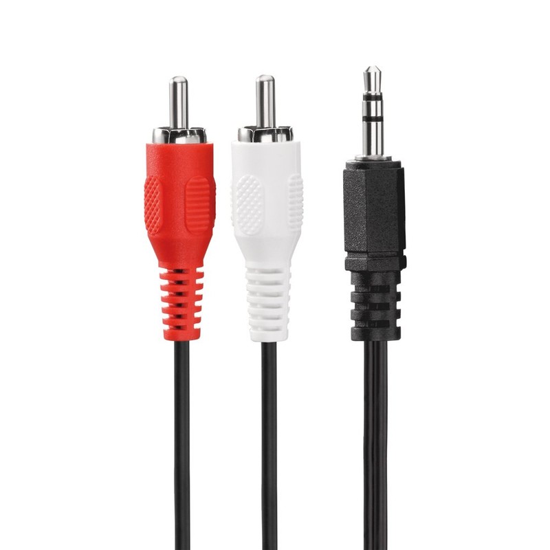 Conecto Audio Stereo Aux Connection Cable, Jack / Jack 5,00m