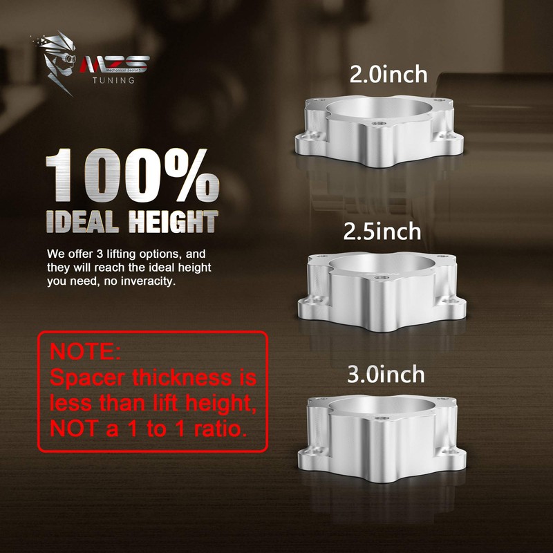 MZS 3 Inch Front Leveling Kit Compatible with 2005-2023 Tacoma,
