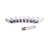 IBILI Fondant Crimper Set Jagged/Serrated 10 Pieces of Plastic, White/Purple,