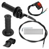 HIAORS 7/8" Mini Bike Throttle Cable Assembly Kit Compatible with