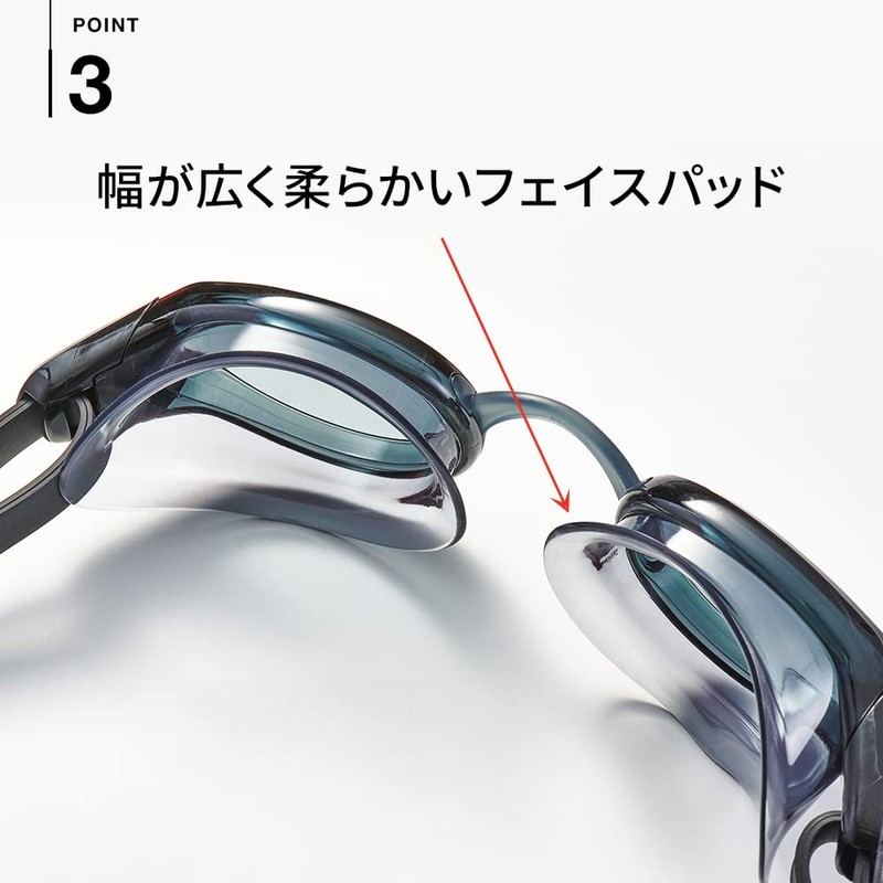 [Speed] SE02201 SE02201 Swimming Goggles, Mariner Pro Anti-Fog UV Lens,
