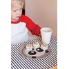 Red Rover Animal Bamboo Kid's Plates Set of 4 Multicolor