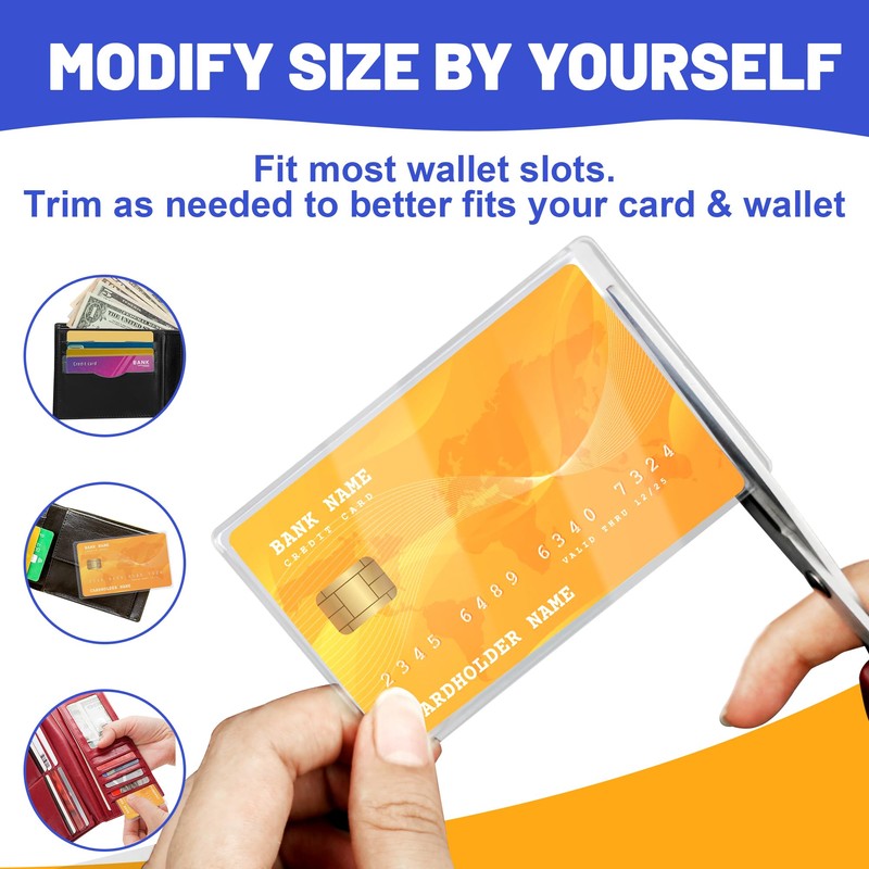 10 PCS Social Security Card Protector Sleeves,31 Mil Soft Clean