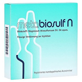 Metabio SULF N Injektionslã ¶ Sung 5 x 2 ml