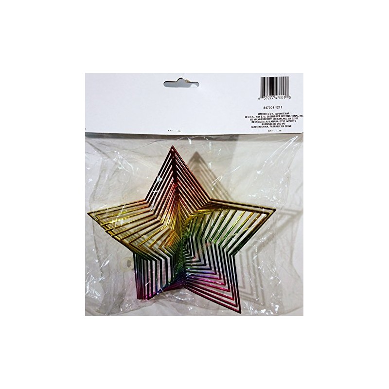 Wind Twister Garden Decoration: Rainbow Star