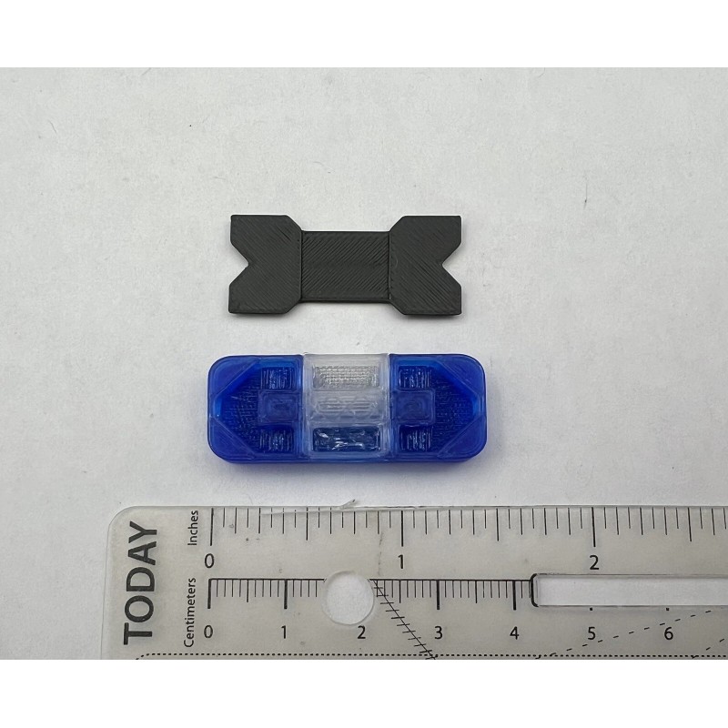 LED Compatible Lightbar 1/18 Mini Whelen Edge Lightbar Blue Red