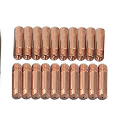RIVERWELD 15AK MB15 Contact Tips .035" & 0.9 mm M6 x 25mm Conical Gas Nozzle for Co2 MIG MAG Welding Torch 21pcs