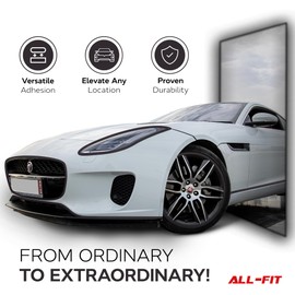 All-Fit UnlimiTrim - Universal 1/4" Decorative Trim Fits Anywhere! Made in USA, Easy to Install Vehicle or Motorcycle Molding