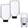 boogift 2 pcs Clear PVC Suitcase Cover Clear Waterproof Scratchproof