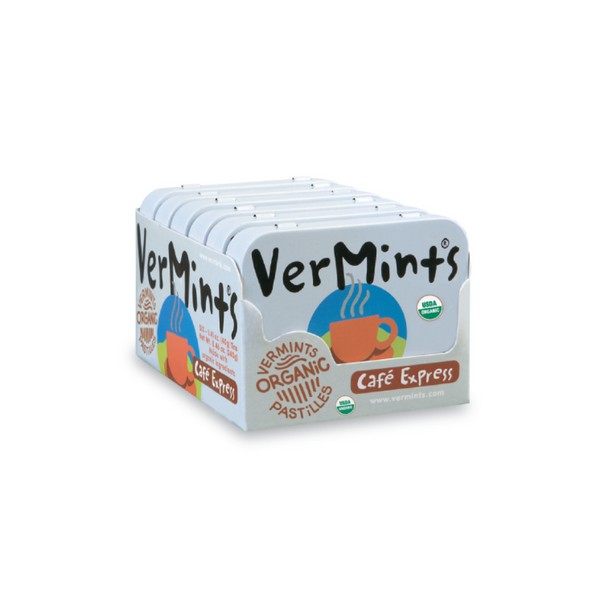 VerMints Organic Café - 6 x 40g Tin Pack
