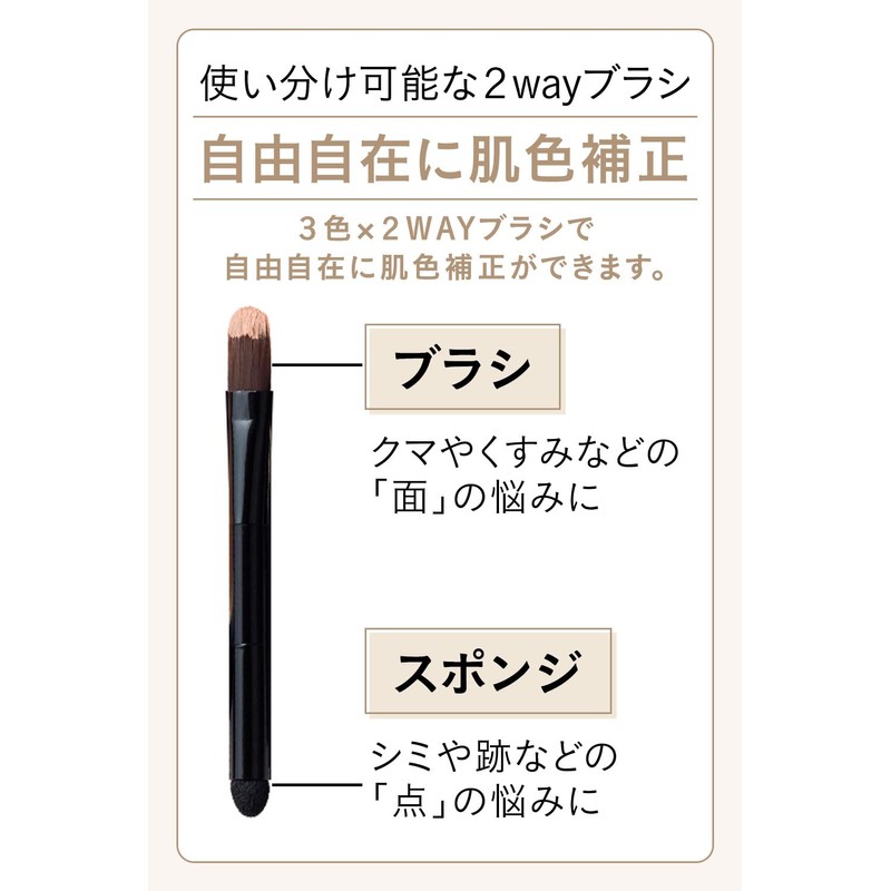ETVOS Mineral Concealer Palette SPF36 PA+++ 3.1g #Pink Beige (Concealer,