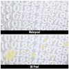 5 Sheets 1 Inch White Number Stickers for Marking, Classifying,