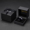 King Will Dragon 8mm Tungsten Carbide Ring for Mens Black