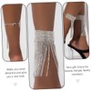 SHOWERORO Anklet for Women Wedding Bride Anklet Tassel Fashion Foot